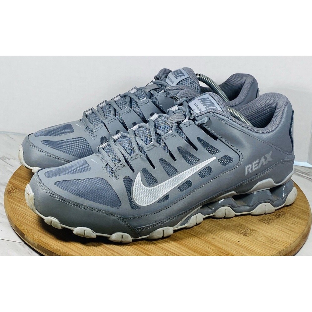 Nike Mens Reax 8 TR Mesh Training Shoes Cool Grey/Wolf Grey Size 11 CW2457-100